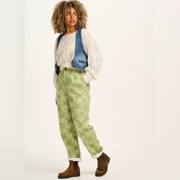 NWT Lucy & Yak Addison Jeans Organic Twill Eldorado Size W28R - Picture 2 of 16